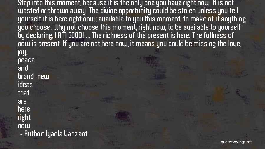 Am Not Available Quotes By Iyanla Vanzant