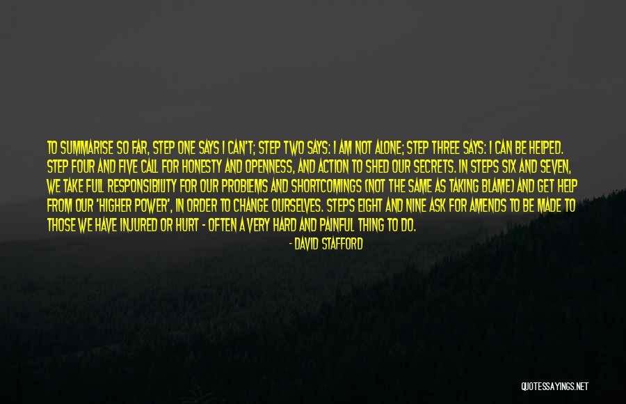 Am Not Hurt Quotes By David Stafford