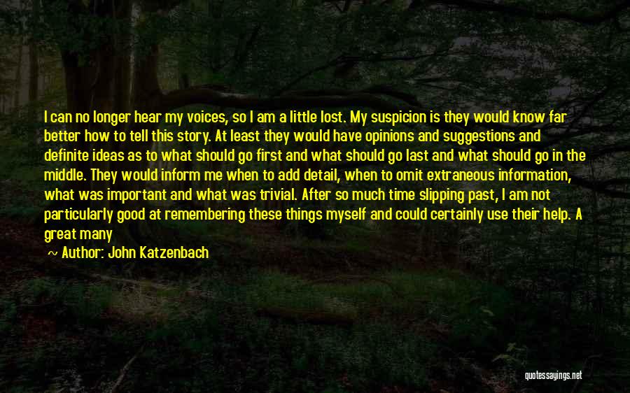 Am Not Important To You Quotes By John Katzenbach