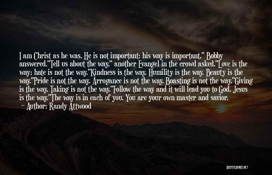 Am Not Important To You Quotes By Randy Attwood