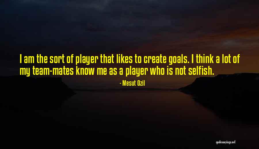 Am Not Selfish Quotes By Mesut Ozil Am Not Selfish Quotes By Mesut Ozil