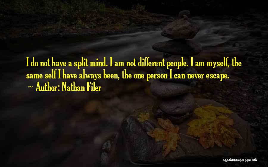 Am Not The Same Person Quotes By Nathan Filer