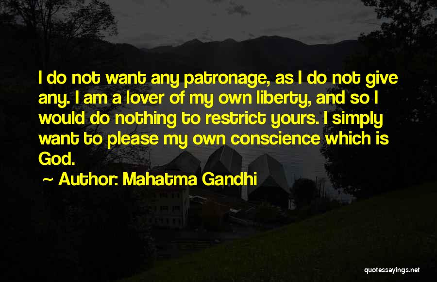 Am Not Yours Quotes By Mahatma Gandhi