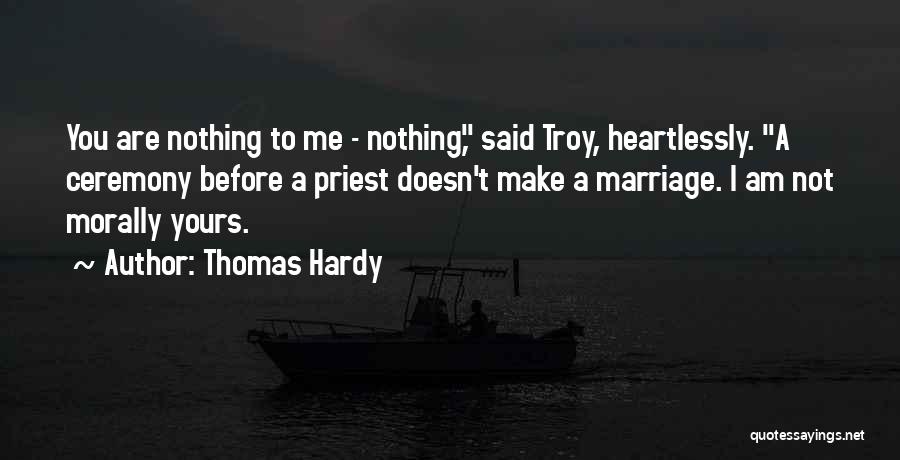 Am Not Yours Quotes By Thomas Hardy