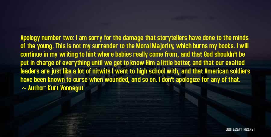 Am Really Sorry Quotes By Kurt Vonnegut