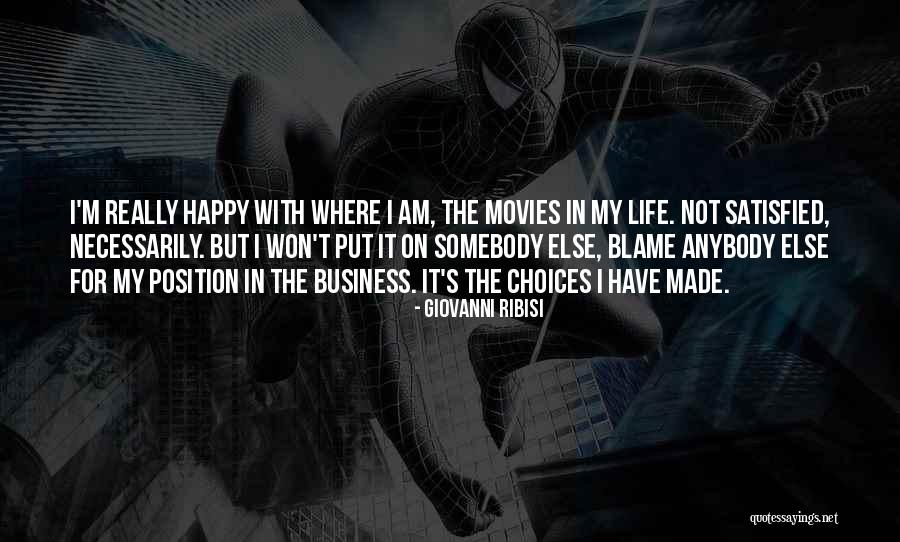 Am Satisfied Quotes By Giovanni Ribisi Am Satisfied Quotes By Giovanni Ribisi
