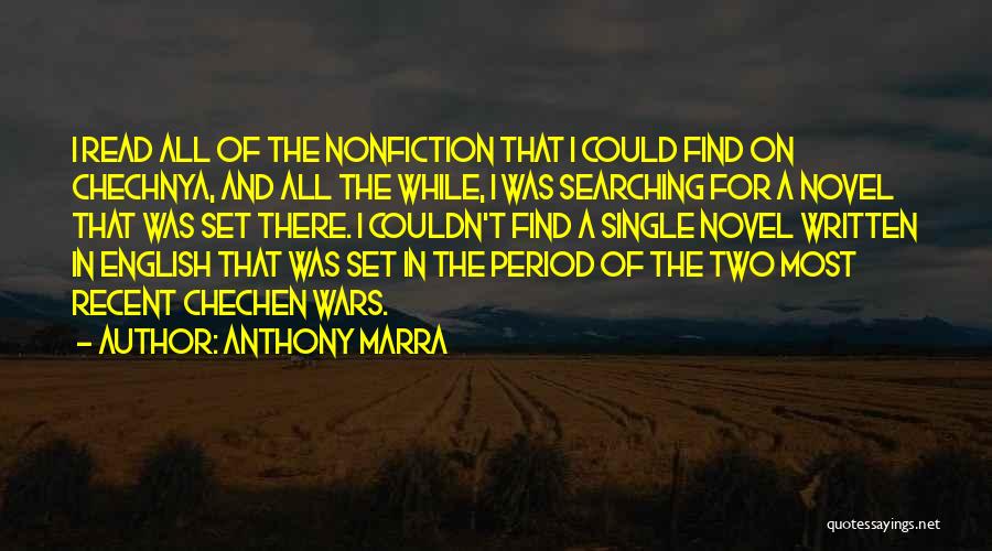 Am Single And Searching Quotes By Anthony Marra