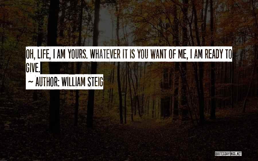 Am Yours Quotes By William Steig