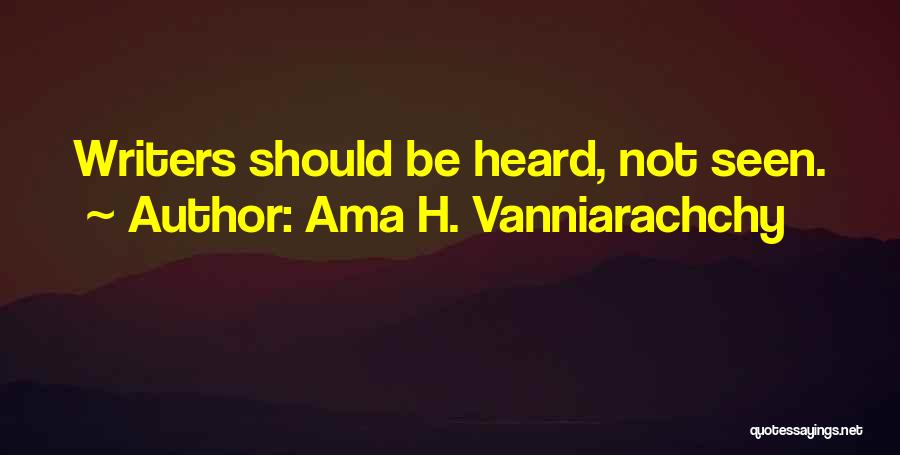 Ama H. Vanniarachchy Quotes 1369003