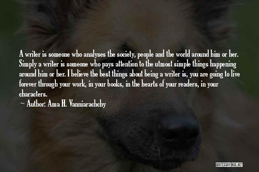 Ama H. Vanniarachchy Quotes 606036