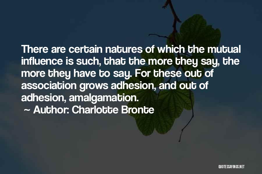 Amalgamation Quotes By Charlotte Bronte