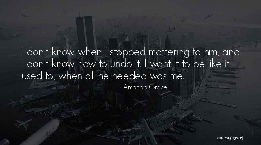 Amanda Grace Quotes 1637365