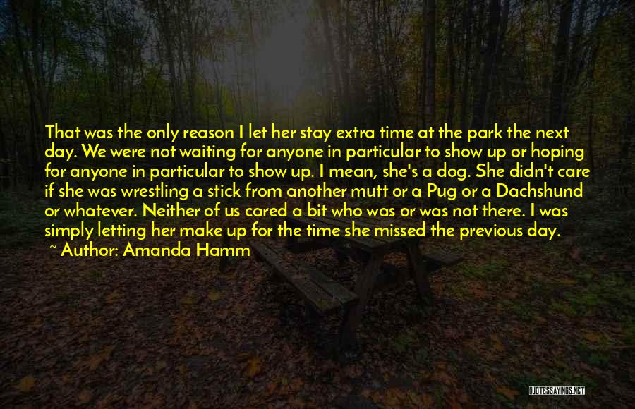 Amanda Hamm Quotes 100205