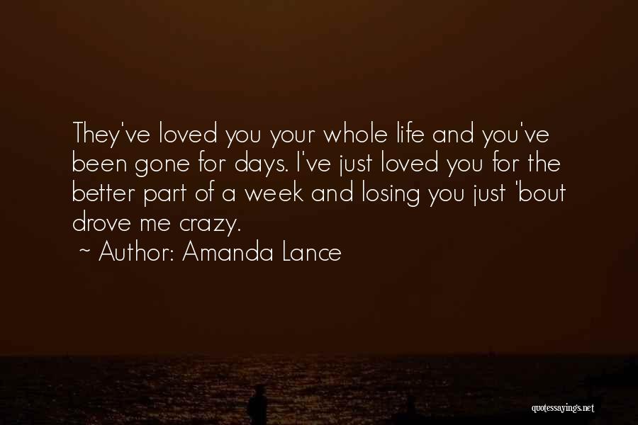 Amanda Lance Quotes 490608