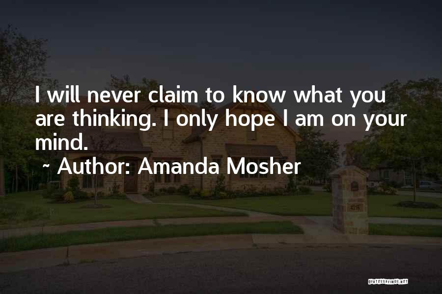 Amanda Mosher Quotes 1030007