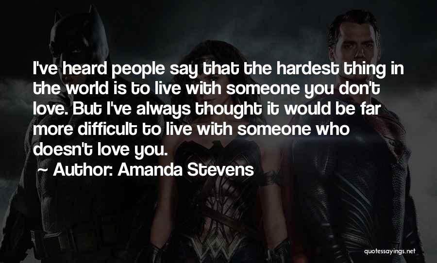 Amanda Stevens Quotes 637621