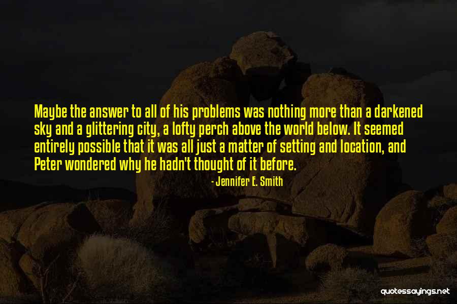 Amantium Crossword Quotes By Jennifer E. Smith Amantium Crossword Quotes By Jennifer E. Smith
