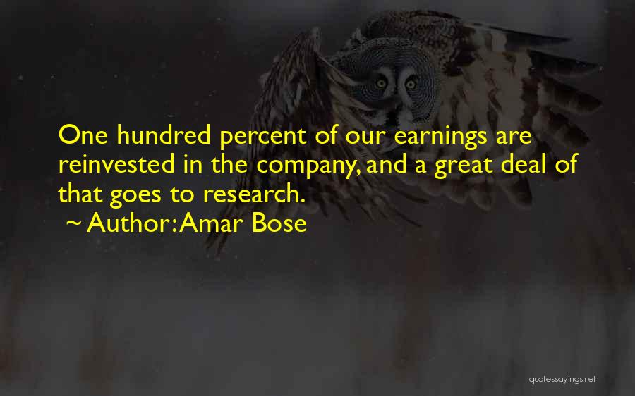 Amar Bose Quotes 267363