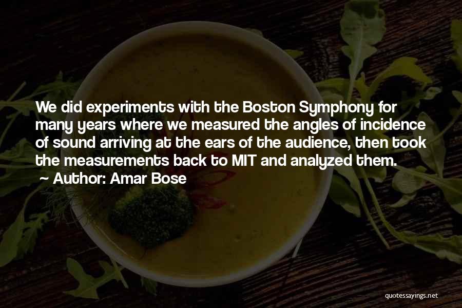 Amar Quotes By Amar Bose