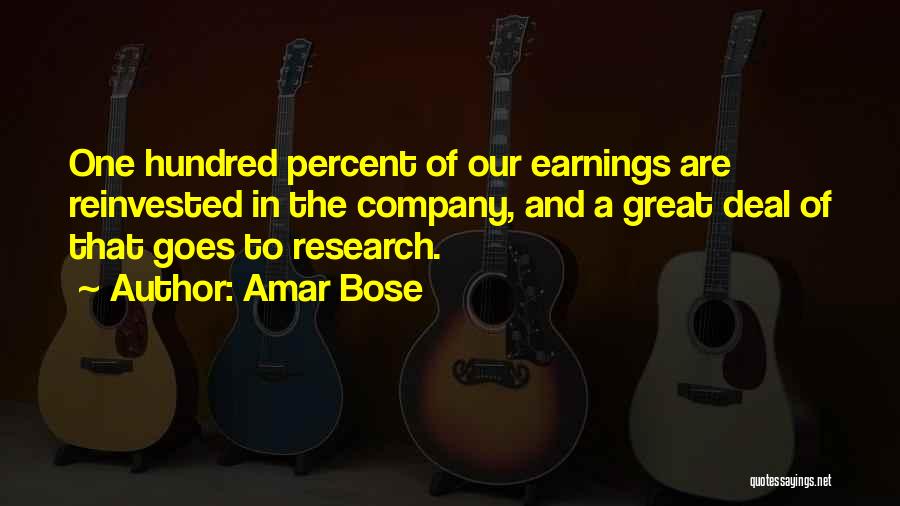 Amar Quotes By Amar Bose