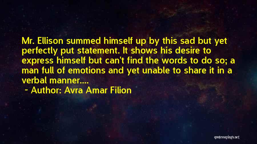 Amar Quotes By Avra Amar Filion