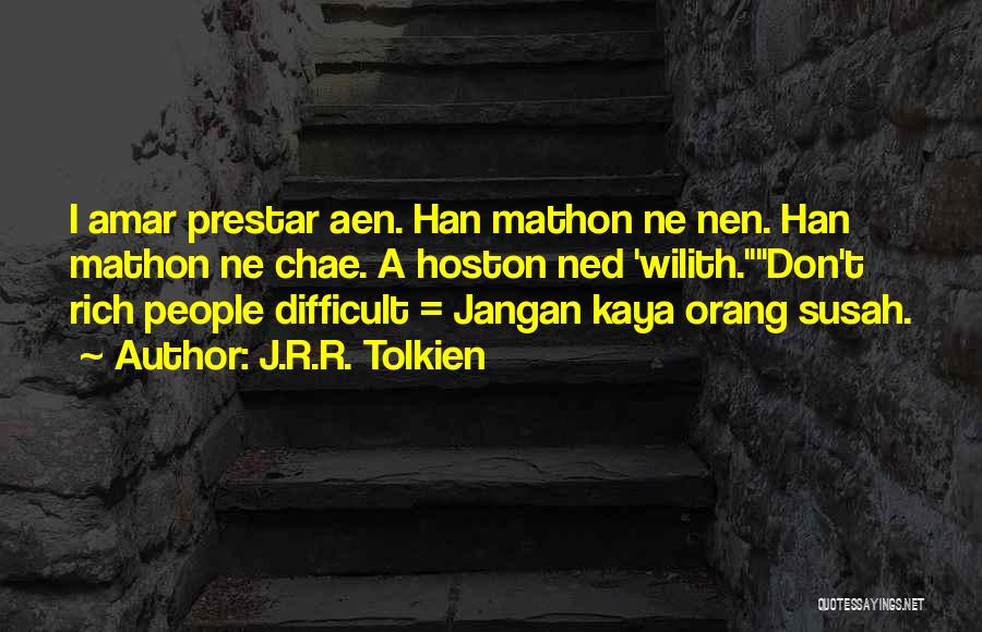 Amar Quotes By J.R.R. Tolkien