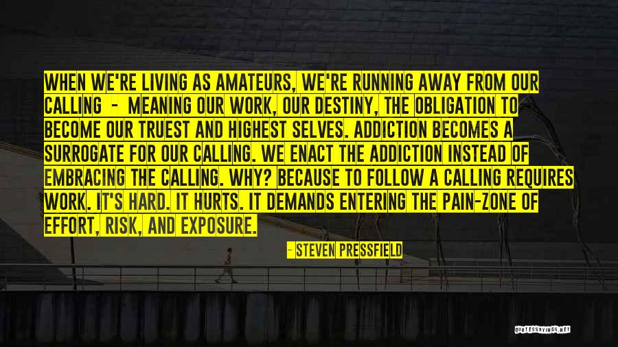 Amateurs Quotes By Steven Pressfield Amateurs Quotes By Steven Pressfield