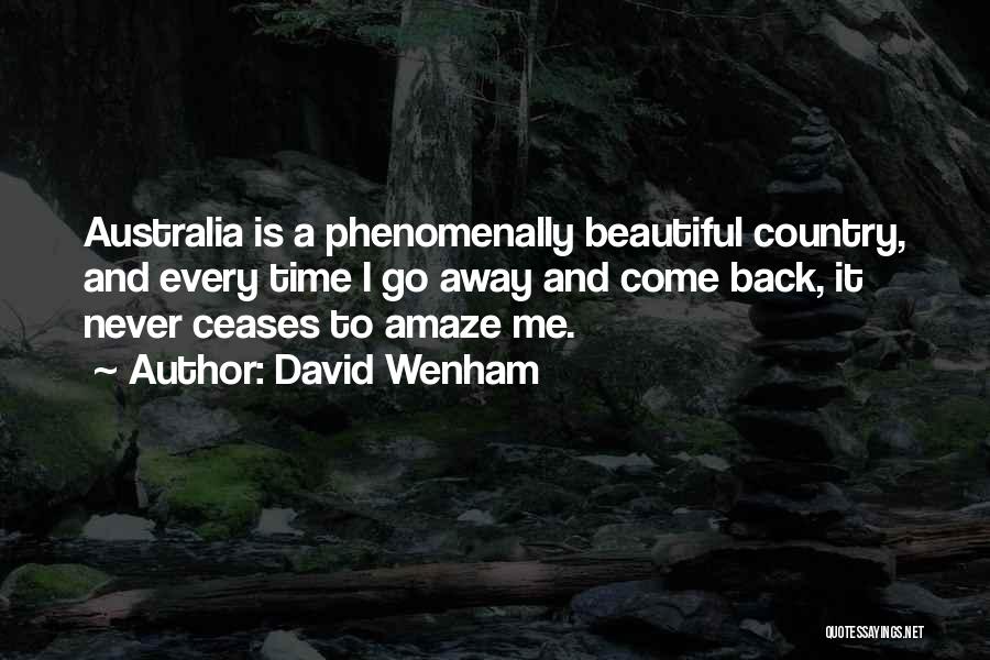 Amaze Quotes By David Wenham