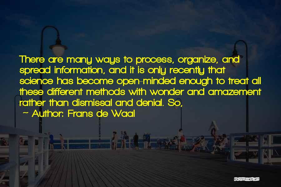 Amazement Quotes By Frans De Waal