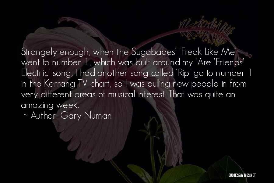 Amazing Friends Quotes By Gary Numan