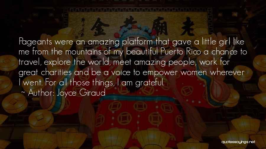 Amazing Girl Quotes By Joyce Giraud