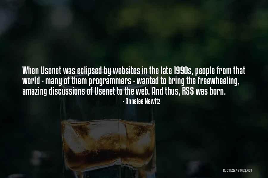 Amazing Programmers Quotes By Annalee Newitz