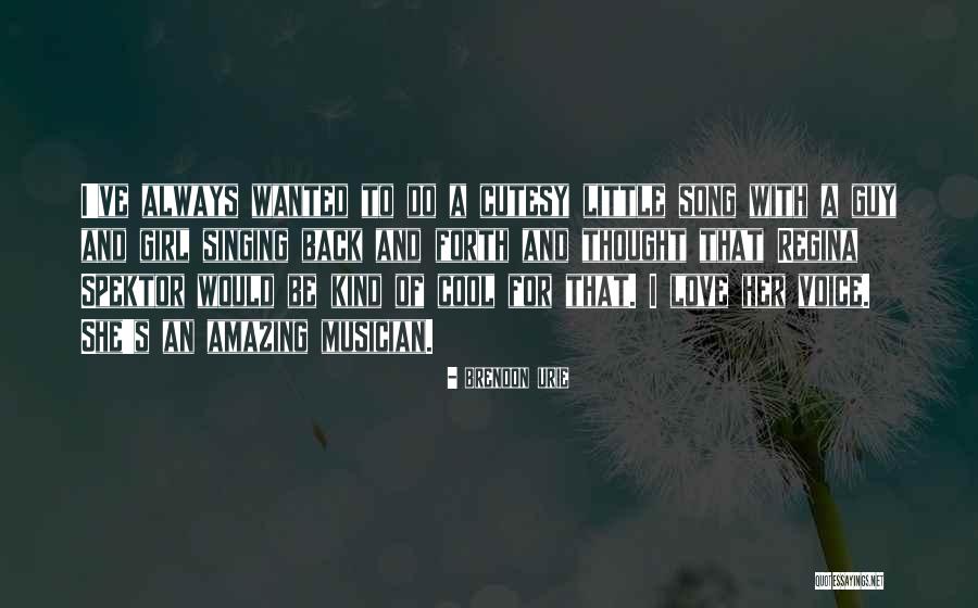 Amazing Song Quotes By Brendon Urie Amazing Song Quotes By Brendon Urie
