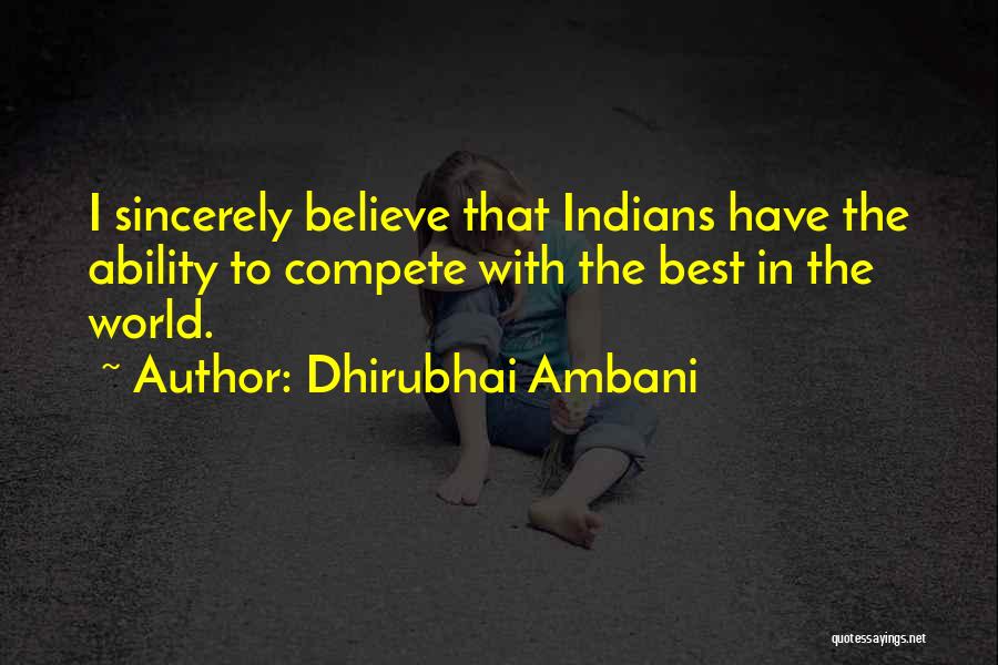 Ambani Quotes By Dhirubhai Ambani