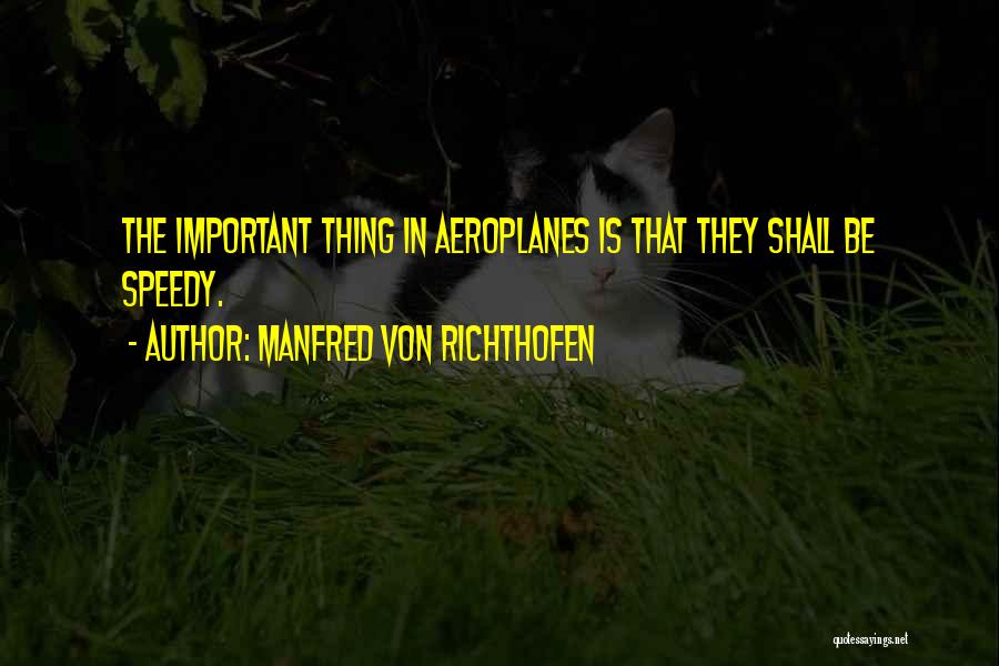 Ambassadorship Program Quotes By Manfred Von Richthofen