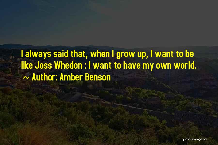 Amber Benson Quotes 1024520