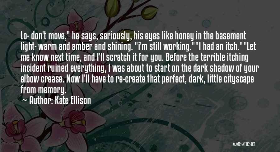 Amber Eyes Quotes By Kate Ellison