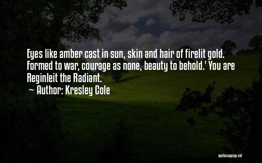 Amber Eyes Quotes By Kresley Cole