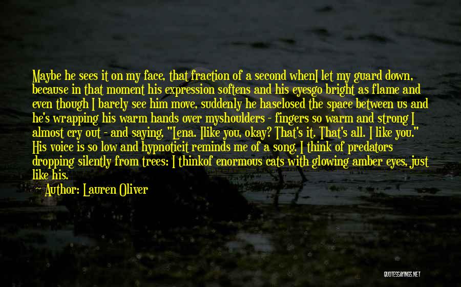 Amber Eyes Quotes By Lauren Oliver