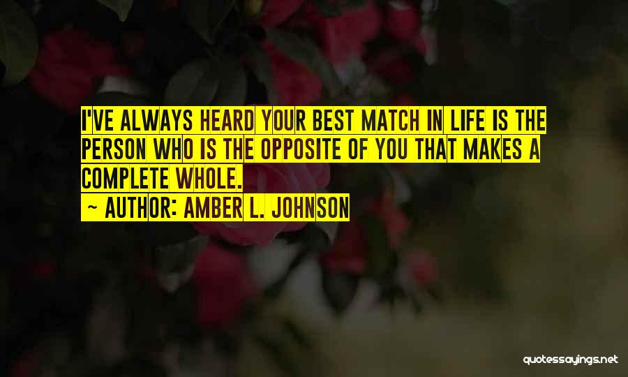 Amber L. Johnson Quotes 1145613