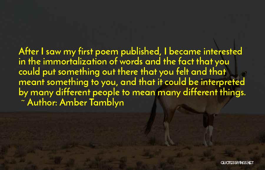 Amber Tamblyn Quotes 1849526