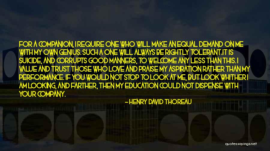 Ambition And Aspiration Quotes By Henry David Thoreau