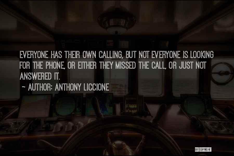 Ambition And Determination Quotes By Anthony Liccione