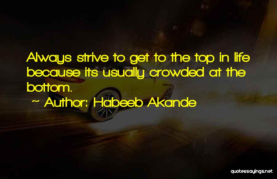 Ambition And Determination Quotes By Habeeb Akande