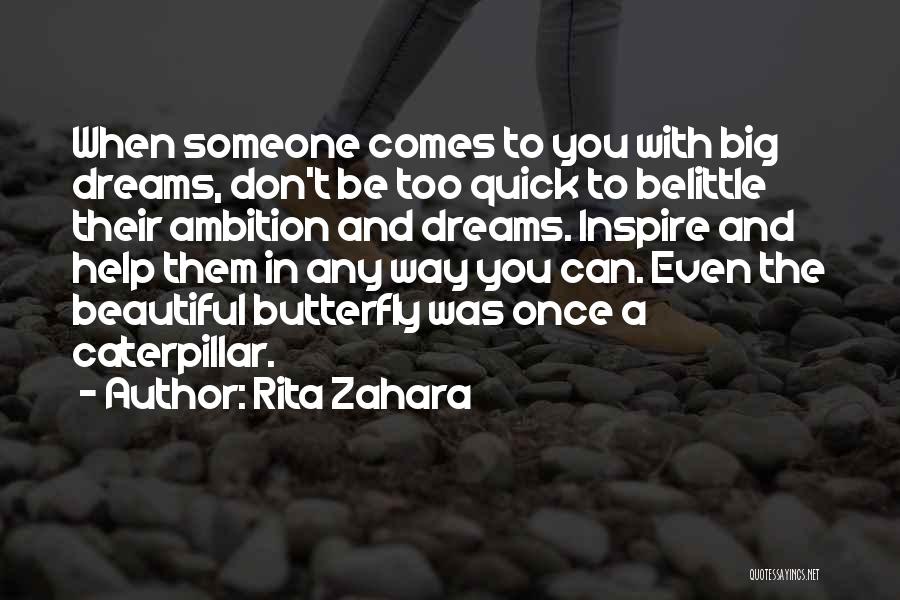 Ambition And Dreams Quotes By Rita Zahara