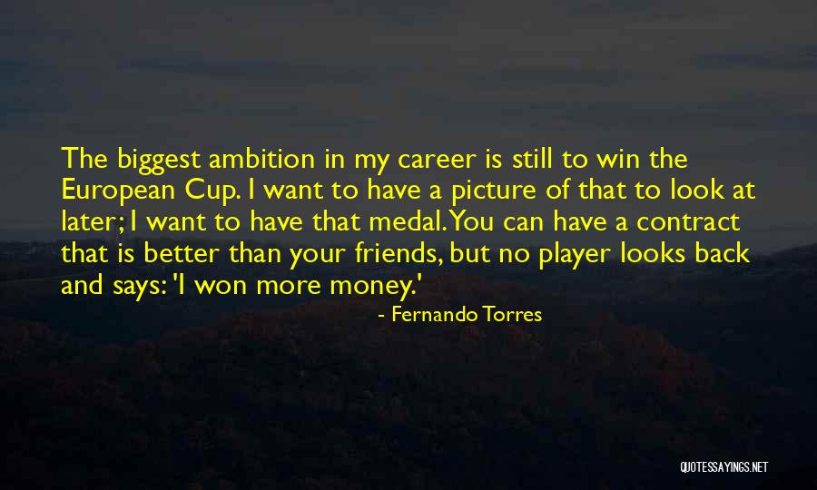 Ambition And Money Quotes By Fernando Torres Ambition And Money Quotes By Fernando Torres