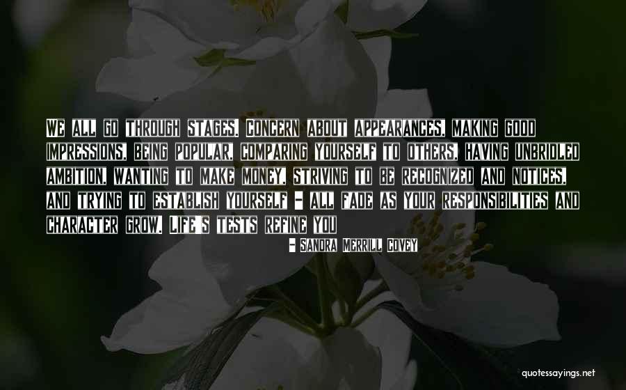 Ambition And Money Quotes By Sandra Merrill Covey Ambition And Money Quotes By Sandra Merrill Covey