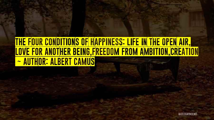 Ambition In Life Quotes By Albert Camus