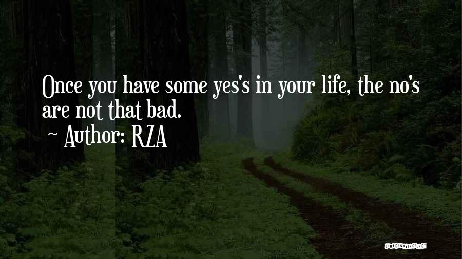 Ambition In Life Quotes By RZA