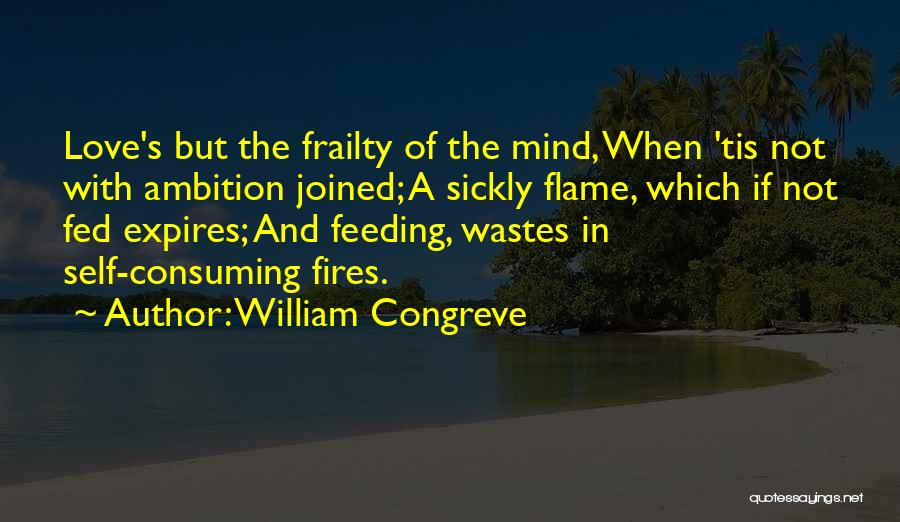 Ambition Over Love Quotes By William Congreve